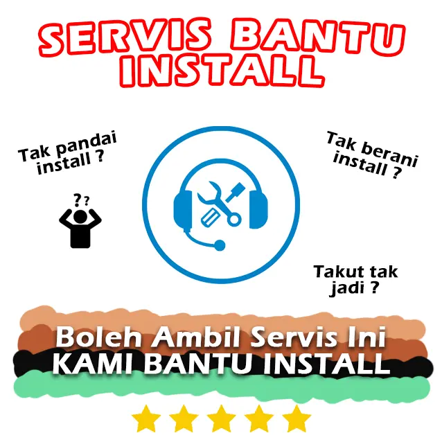 Servis Bantu Install